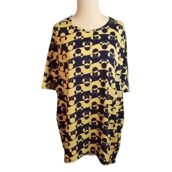 {LuLaRoe} X Disney Minnie Mouse Print Tunic Top - Picture 2 of 7